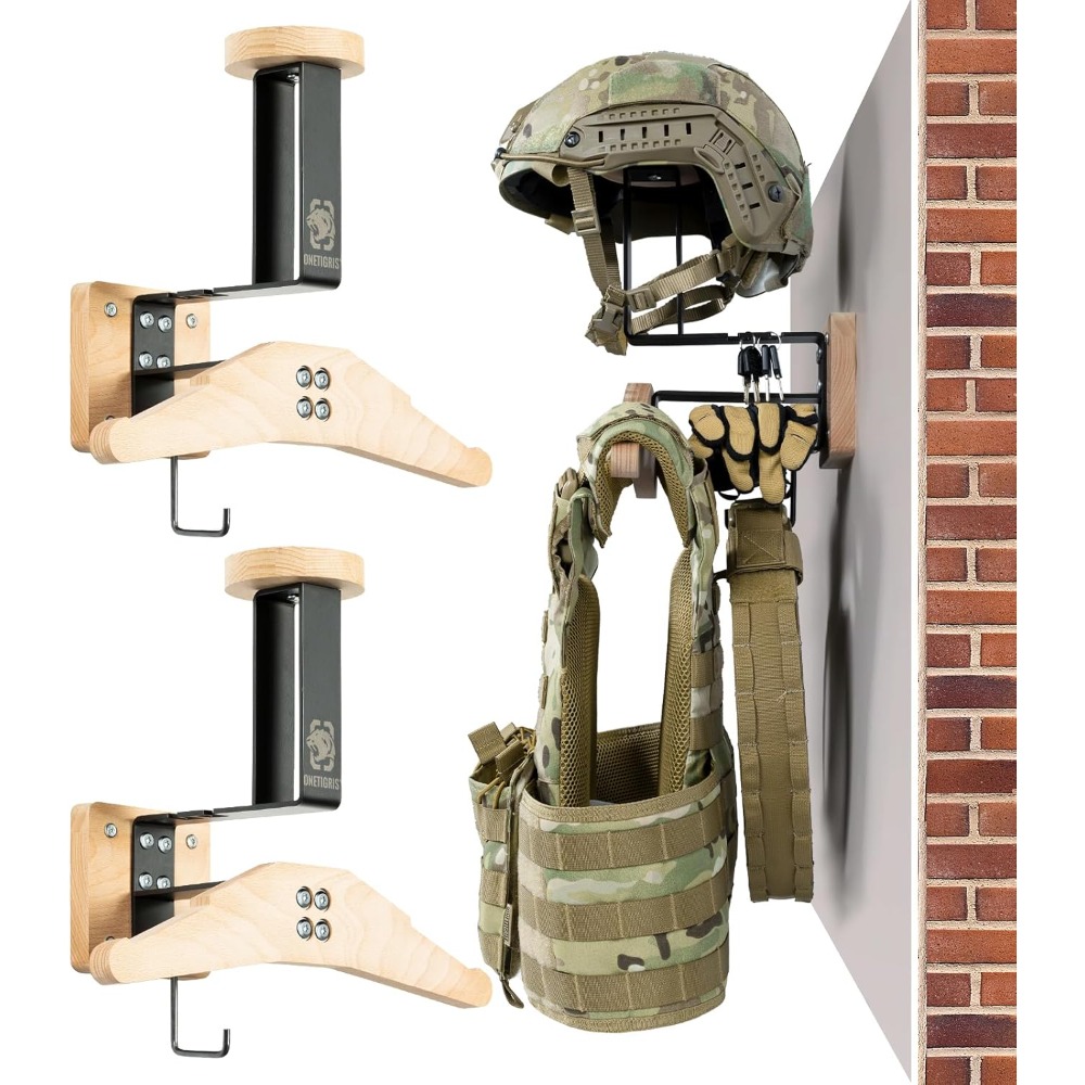 Motorcycle Gear Organizer - Tactical Gear Wall Mount for Motorcycle