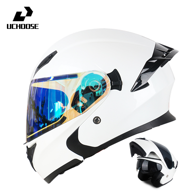 Motorcycle Gear Full Set - Uchoose DOT Modular helmet Full Face