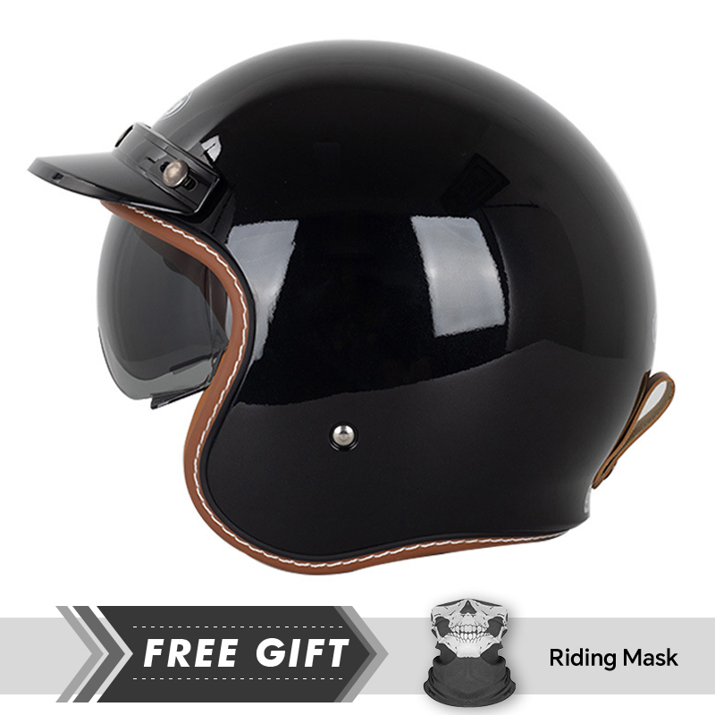 Motorcycle Gear Store - Men Women Jet Helmet SOMAN Semi-open