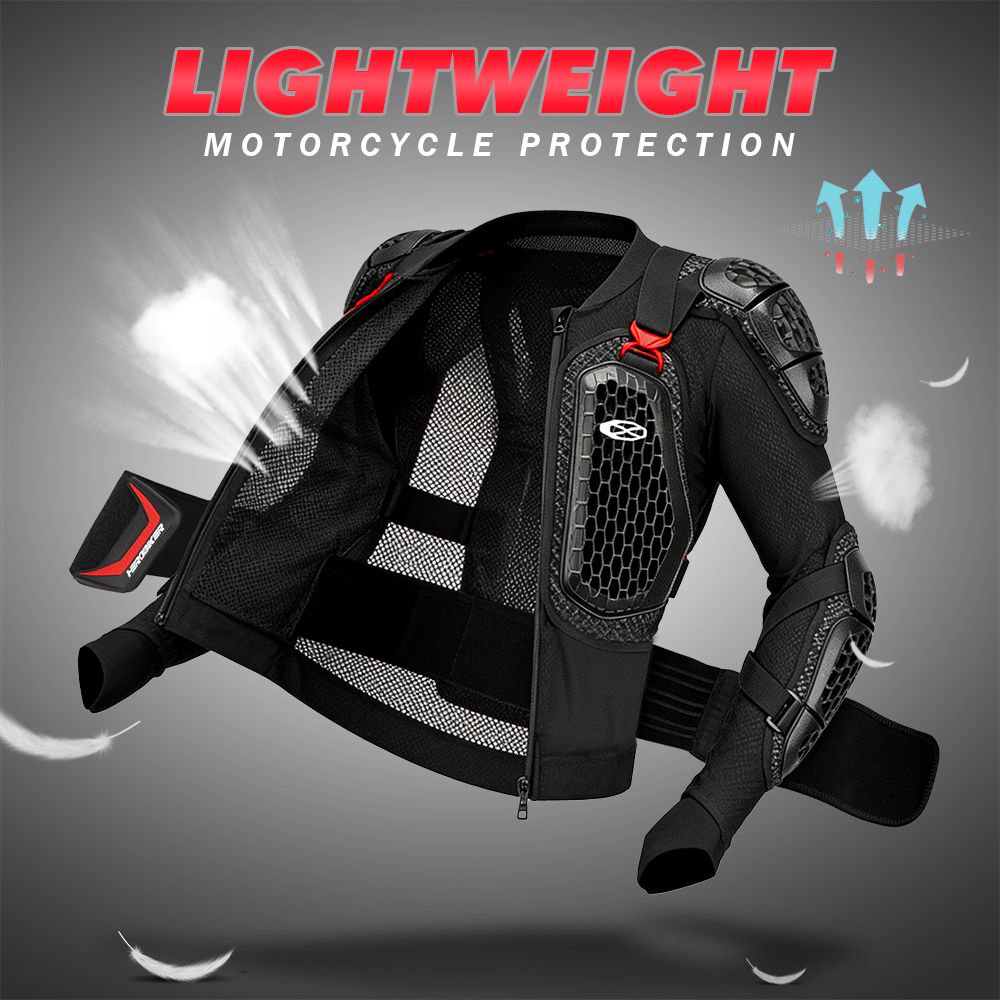 Motorcycle Gear Full Set - Summer Breathable Motorcycle Jacket Full Body