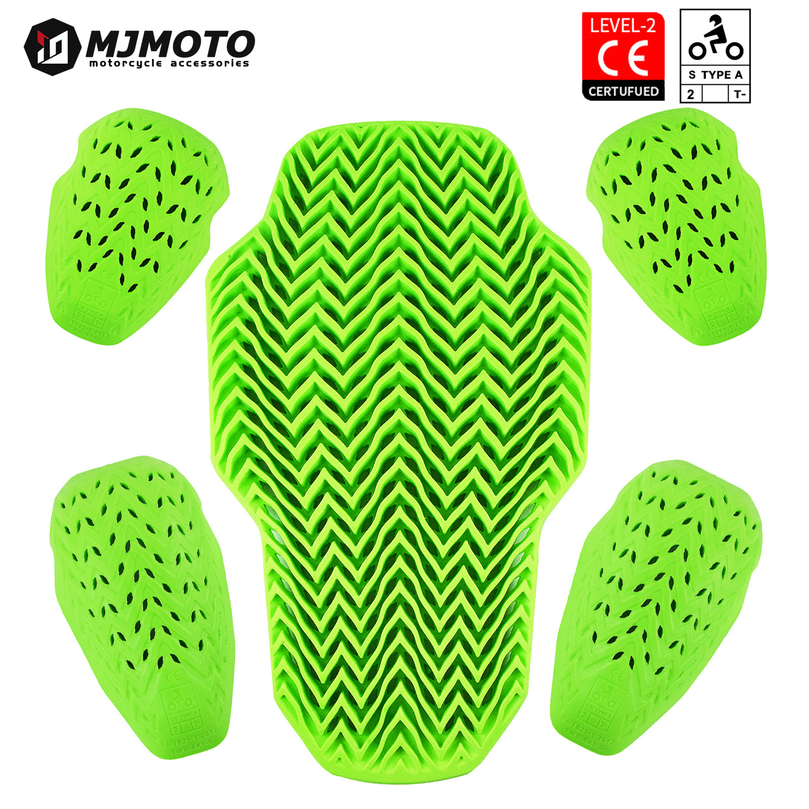 Green Motorcycle CE Level 2 Pr - огляд і ціна Motorcycle Gear Protection Levels
