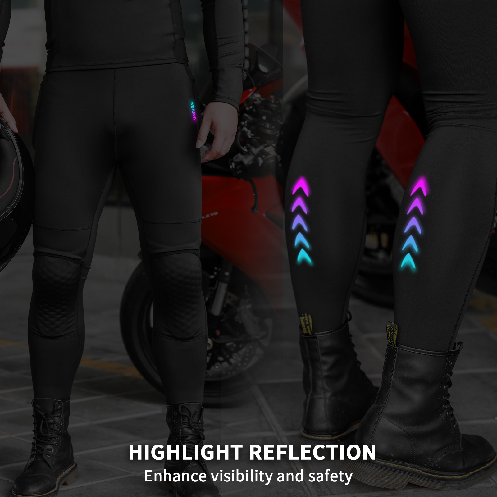 WOSAWE Motorcycle Compression  - огляд і ціна Motorcycle Gear Protection Levels