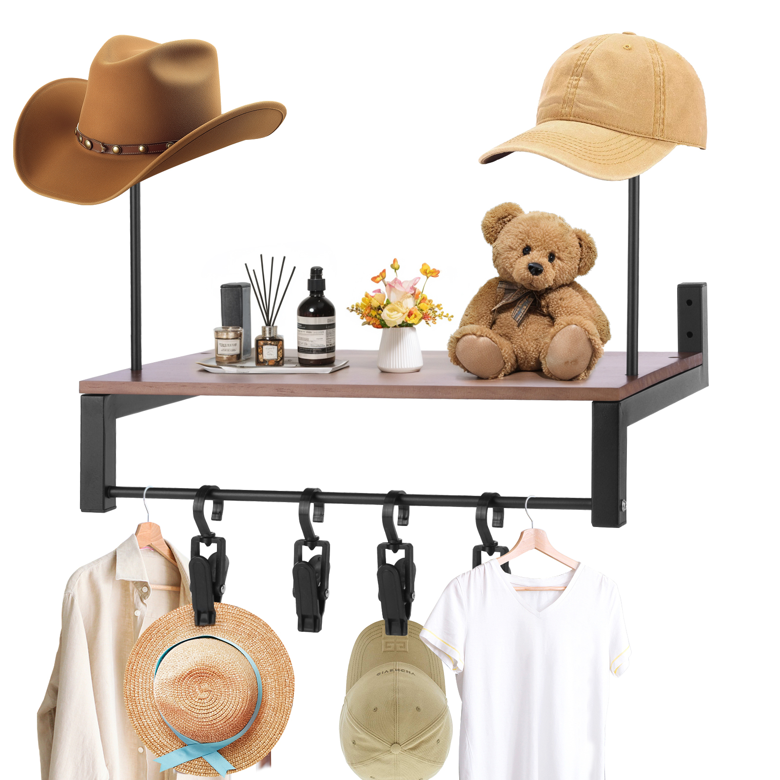 Wooden Motorcycle Helmet Holde - огляд і ціна Motorcycle Gear Organizer