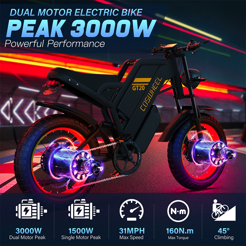 Coswheel Electric bike for Adu - огляд і ціна Motorcycle Gear Ratings