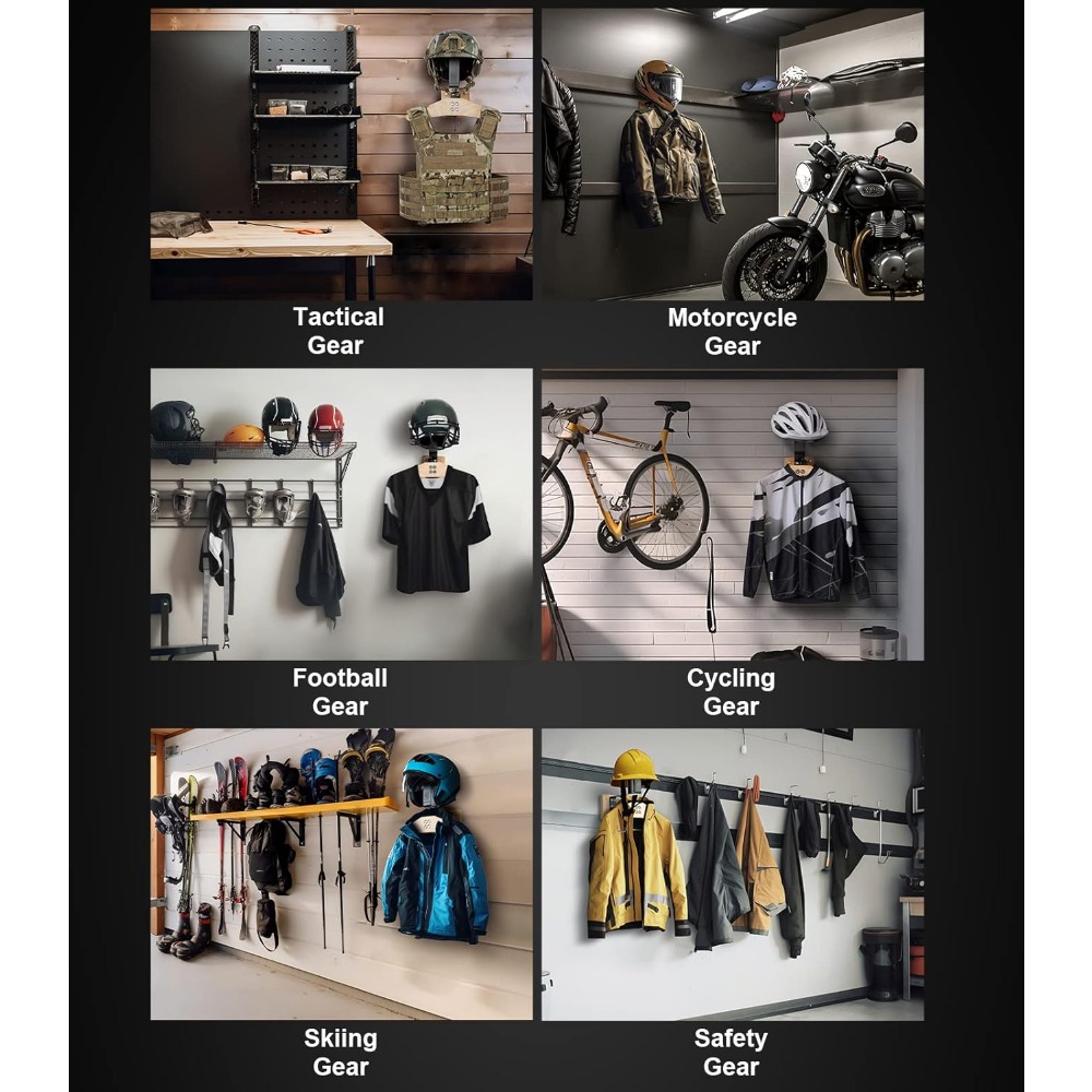 Tactical Gear Wall Mount for M - огляд і ціна Motorcycle Gear Organizer