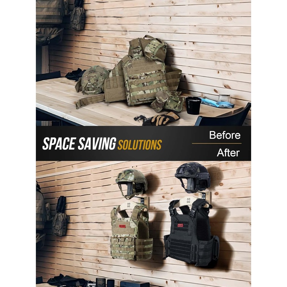 Tactical Gear Wall Mount for M - огляд і ціна Motorcycle Gear Organizer