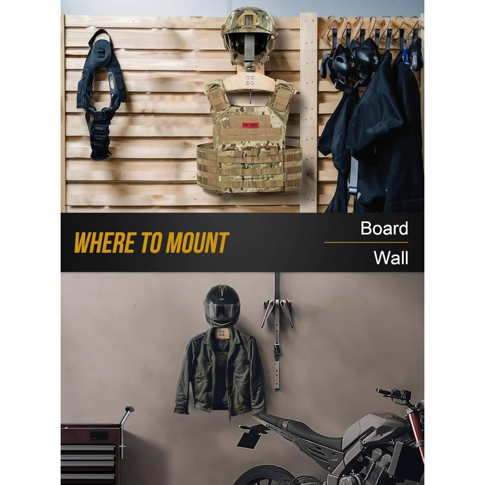 Tactical Gear Wall Mount for M - огляд і ціна Motorcycle Gear Organizer