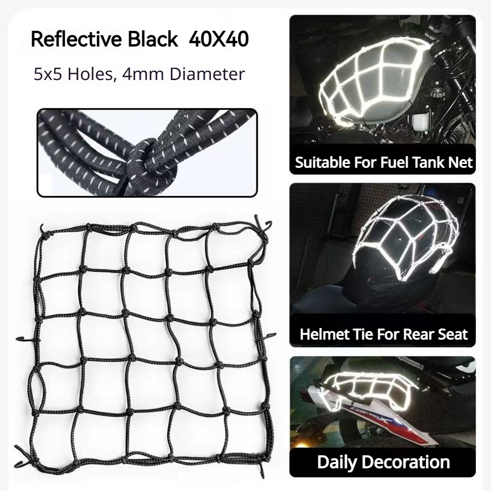 6 Hooks Luggage Net Protective - огляд і ціна Motorcycle Gear Organizer
