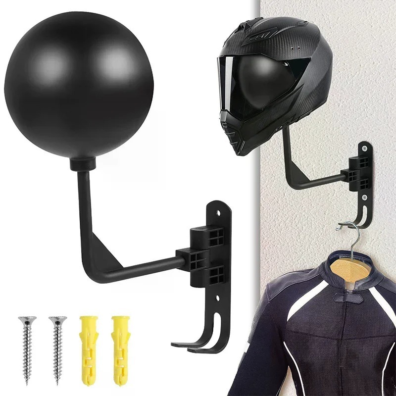 Motorcycle Helmet Rack Wall Mo - огляд і ціна Motorcycle Gear Organizer