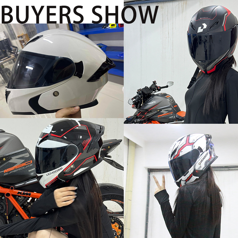 Uchoose DOT Modular helmet Ful - огляд і ціна Motorcycle Gear Full Set