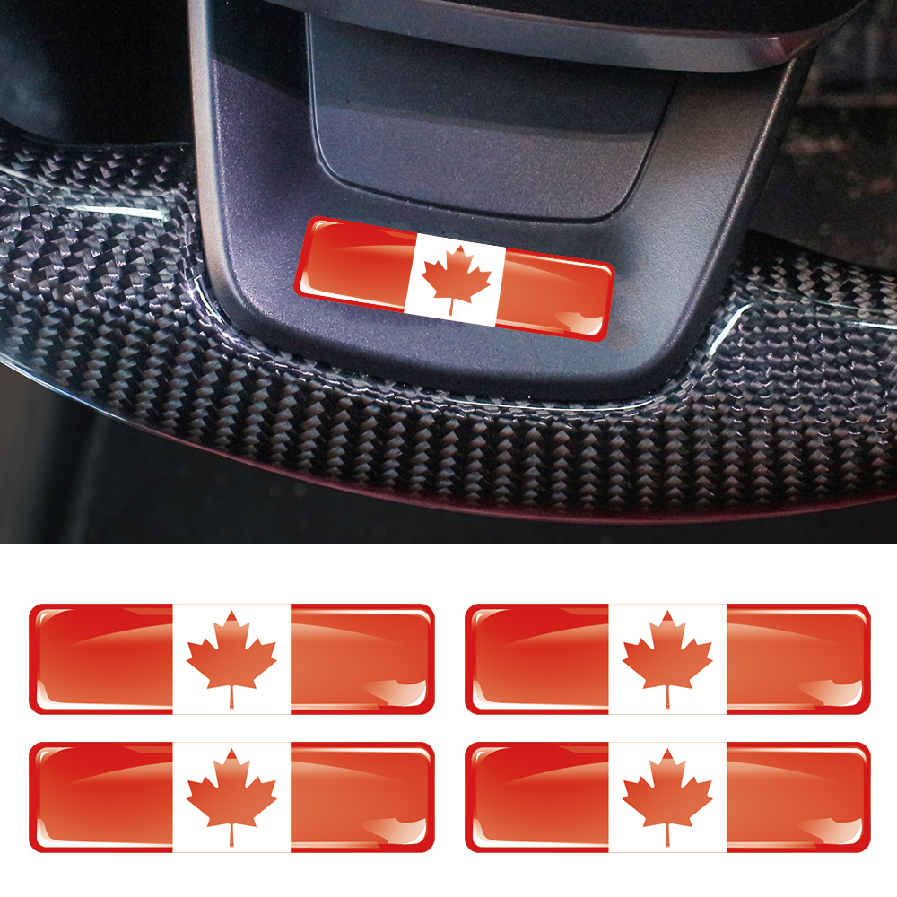 Canada Flag 3D Epoxy Resin Dec - огляд і ціна Motorcycle Gear Canada