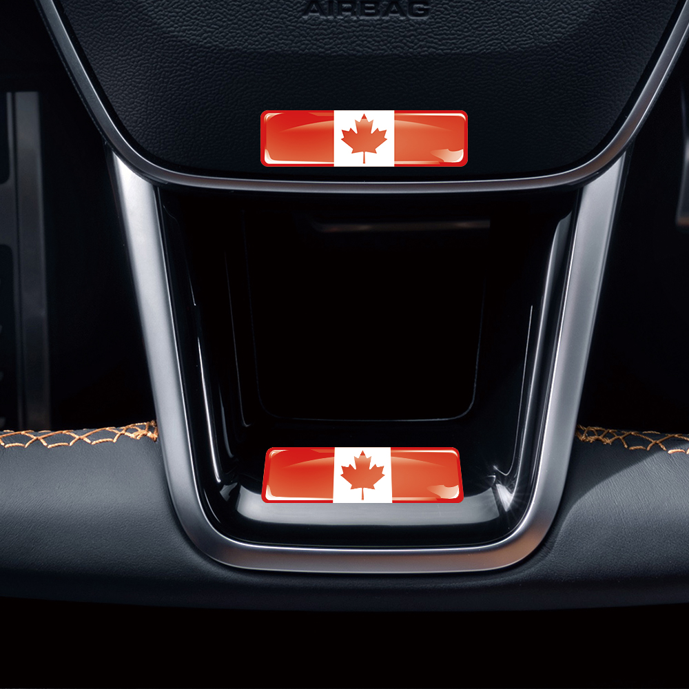 Canada Flag 3D Epoxy Resin Dec - огляд і ціна Motorcycle Gear Canada