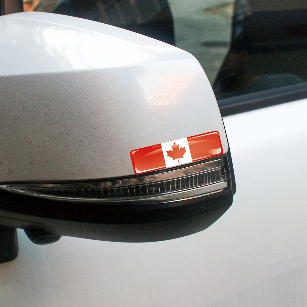 Canada Flag 3D Epoxy Resin Dec - огляд і ціна Motorcycle Gear Canada