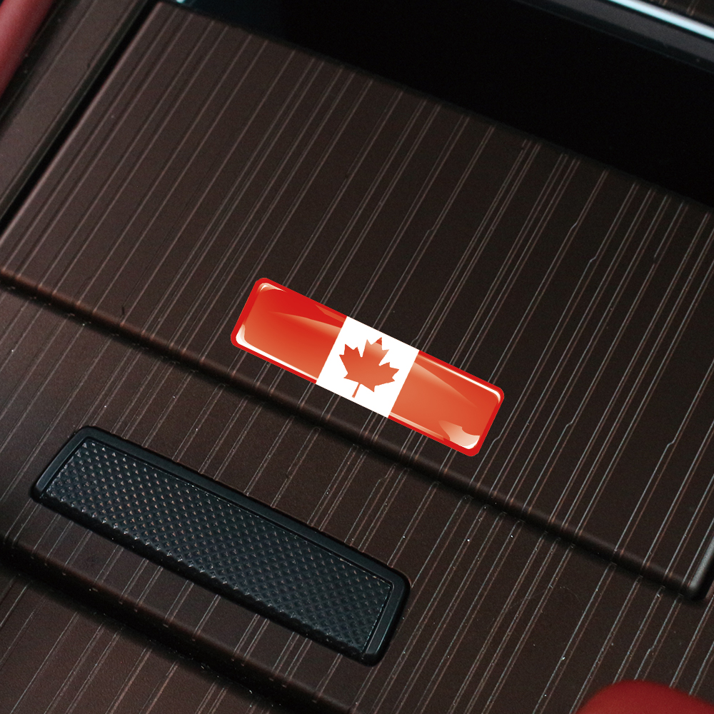 Canada Flag 3D Epoxy Resin Dec - огляд і ціна Motorcycle Gear Canada