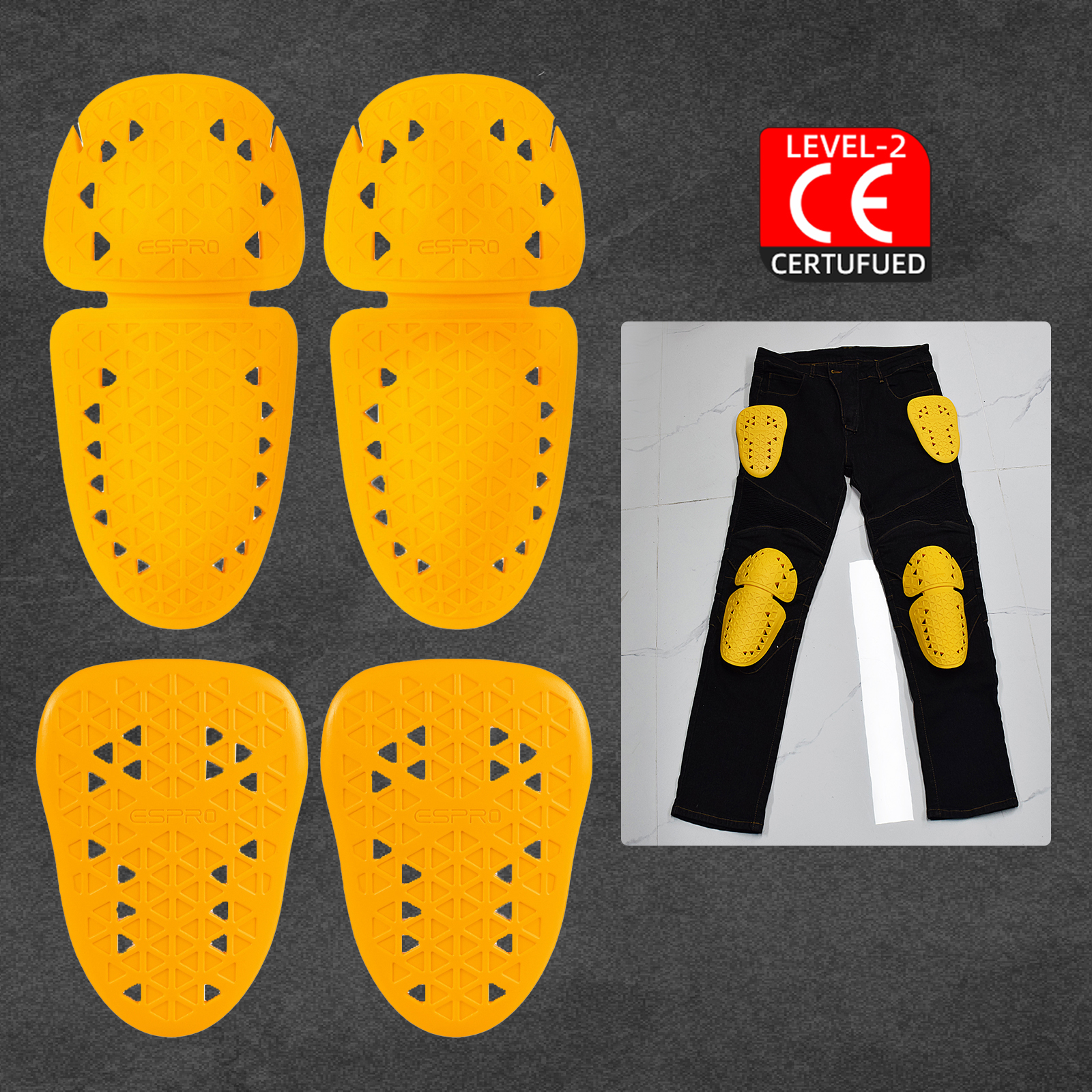 CE Level 2 Approved Knee Pads  - огляд і ціна Motorcycle Gear Protection Levels
