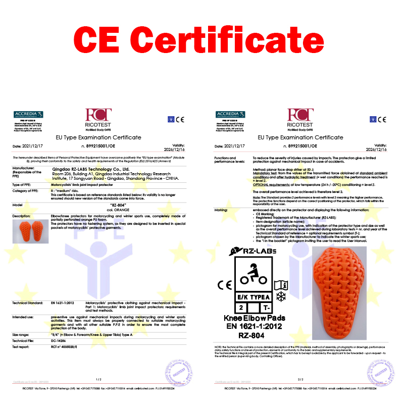 New CE Level 2 Certified Motor - огляд і ціна Motorcycle Gear Protection Levels