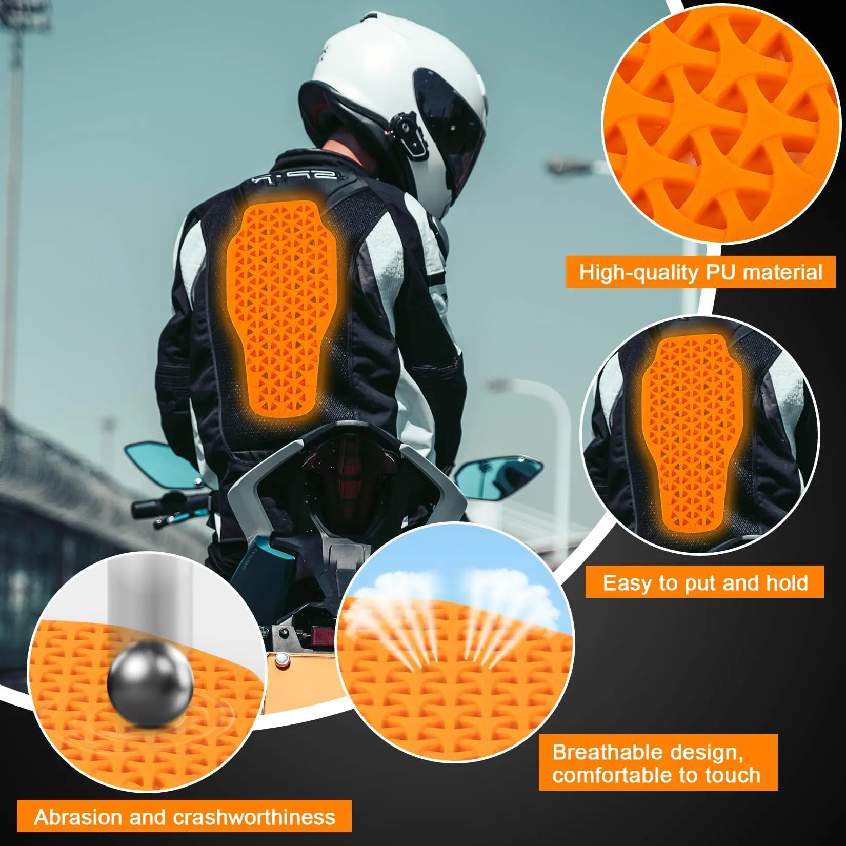 CE Level 1 Motorcycle Back Arm - огляд і ціна Motorcycle Gear Protection Levels